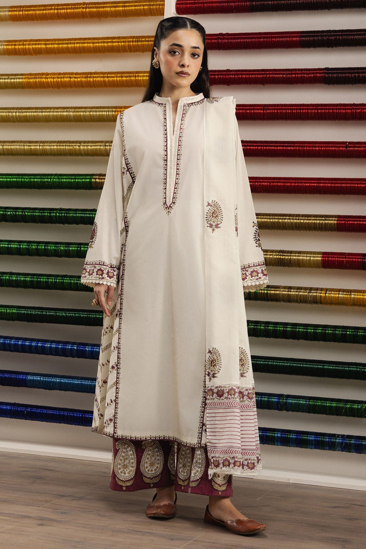 ZaraShahJahan | SS26 | Rangrez - Festive Dress - available at Maria Faisal in UK and USA