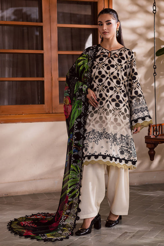 Nureh | Signature Printed Linen | SP-166 - Ladies Clothes - Maria Faisal