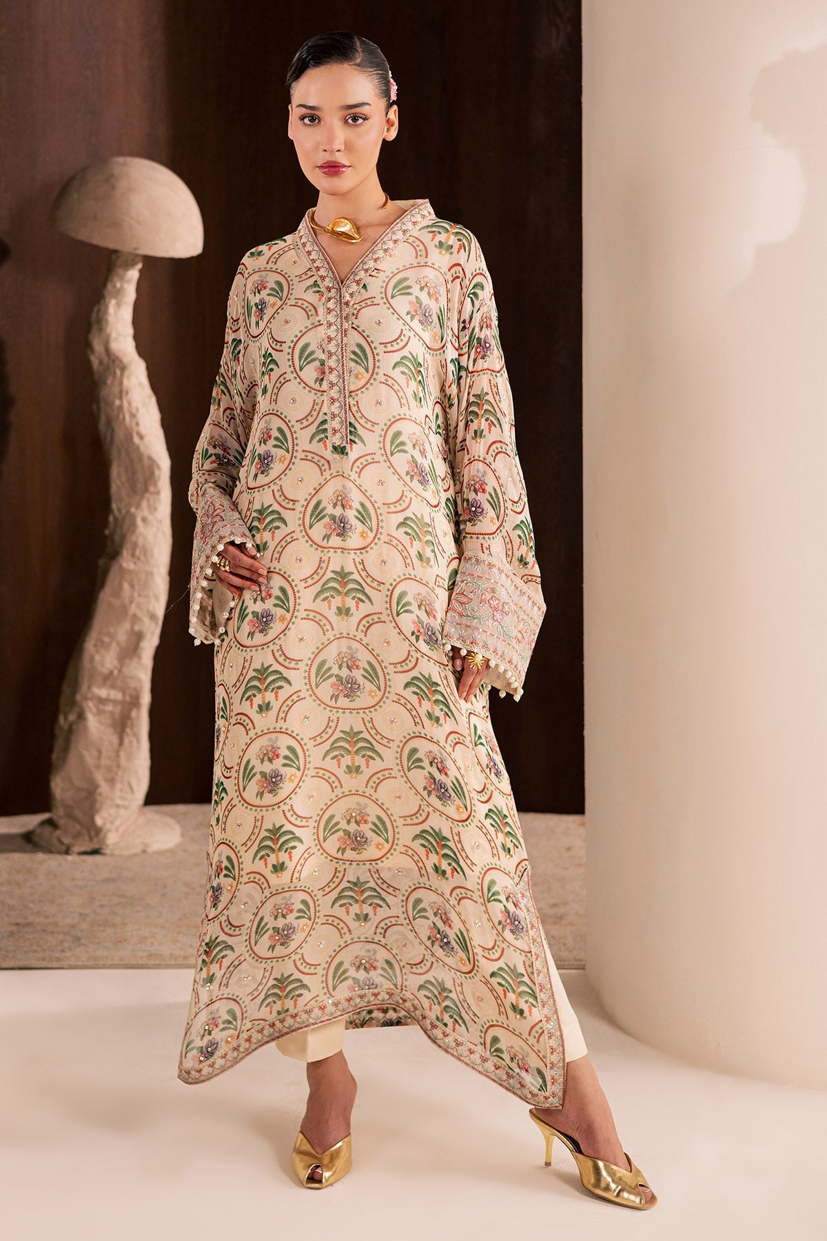 Nureh | Fancy Formal 26 | NP-772 - Formal Dress - available at Maria Faisal in UK and USA.