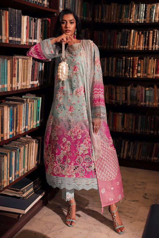 Nureh | Glam Girl Lawn | GL-16 by Maria Faisal - Registered Vendor of : Nureh - type : Ladies Clothes - 100% original wedding dresses