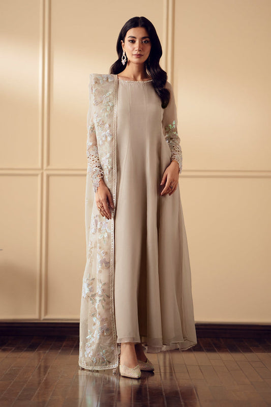 Baroque | Luxury Pret 25 | EMBROIDERED CHIFFON PR-893 - Ladies Clothes - Maria Faisal