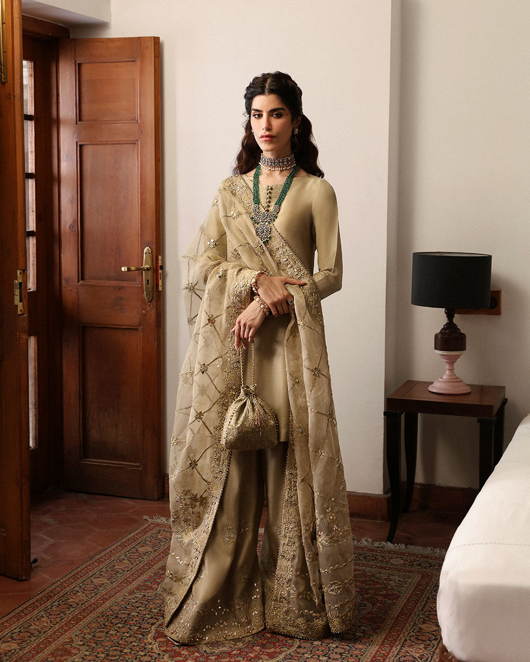Faiza Saqlain | Mehermah Luxe Formals | Nainsi - Wedding Dress - Maria Faisal