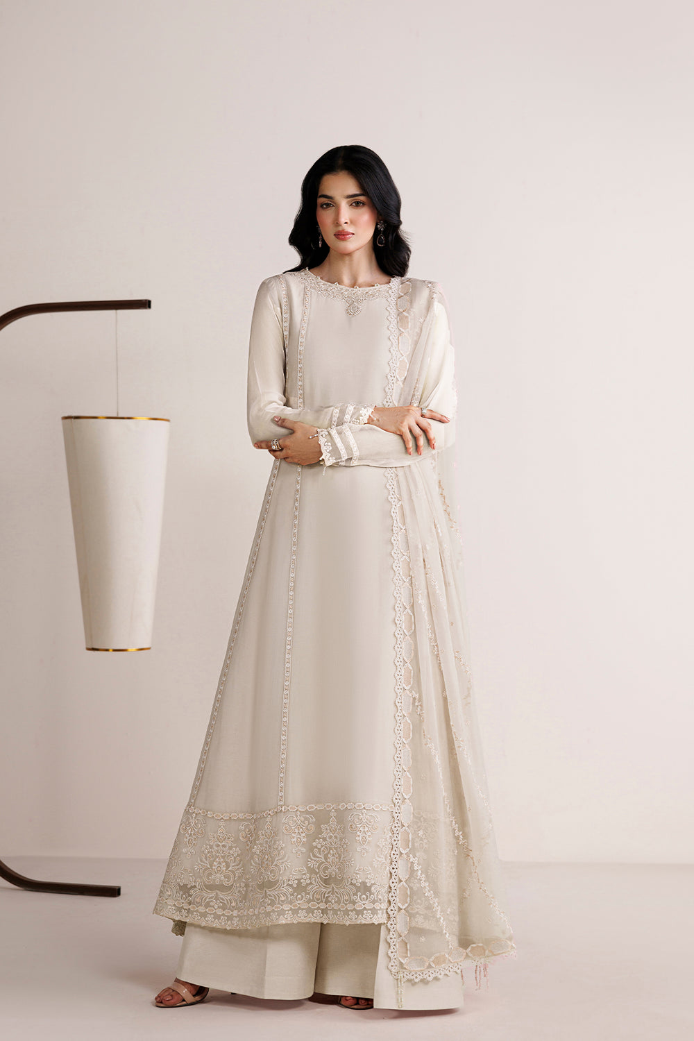 Farasha | Chiffon Essentials 26 | Pearl Garden - Formal Dress - available at Maria Faisal in UK and USA.