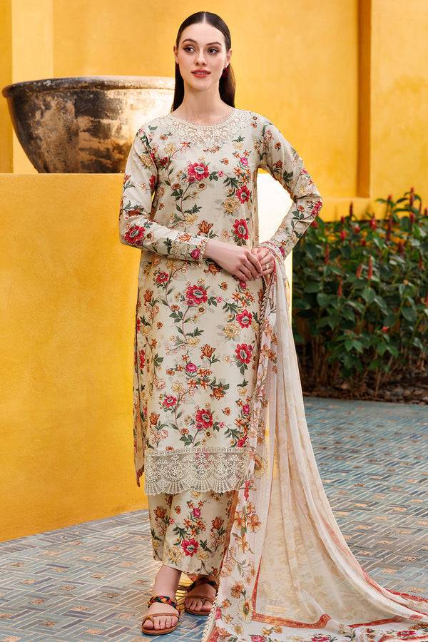 Farasha | Printed Essentials | Ivory Dusk by Maria Faisal - Registered Vendor of : Farasha - type : Ladies Clothes - 100% original wedding dresses