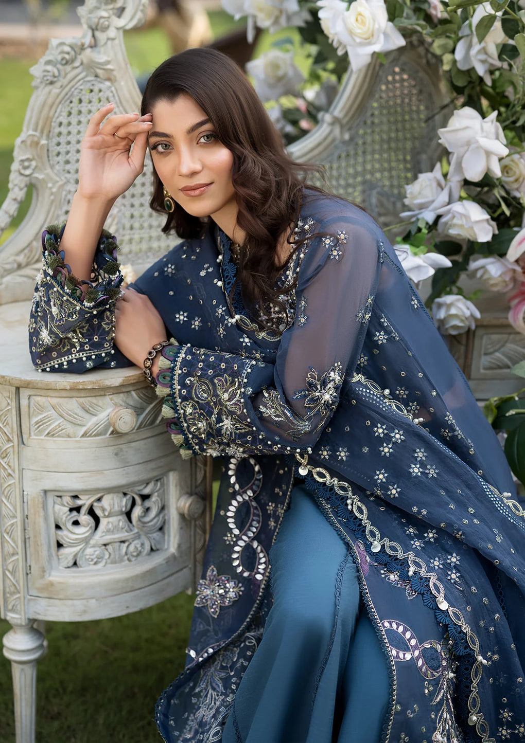 Elaf Premium | Formal Handwork Collection | EFH-04 FALAK - Ladies Clothes - Maria Faisal