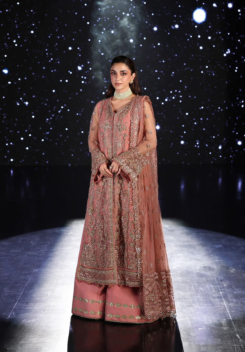 Elaf Premium | Stardom Formal Handwork 25 | ESH-05 BEYOND BEAUTY - Formal Dress - available at Maria Faisal in UK and USA.