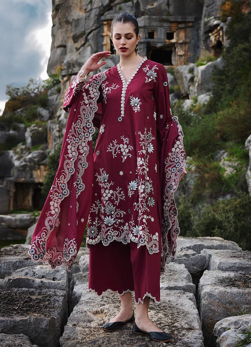 Image | Lawnkari 25 | Lilia by Maria Faisal - Registered Vendor of : Image - type : Ladies Clothes - 100% original wedding dresses