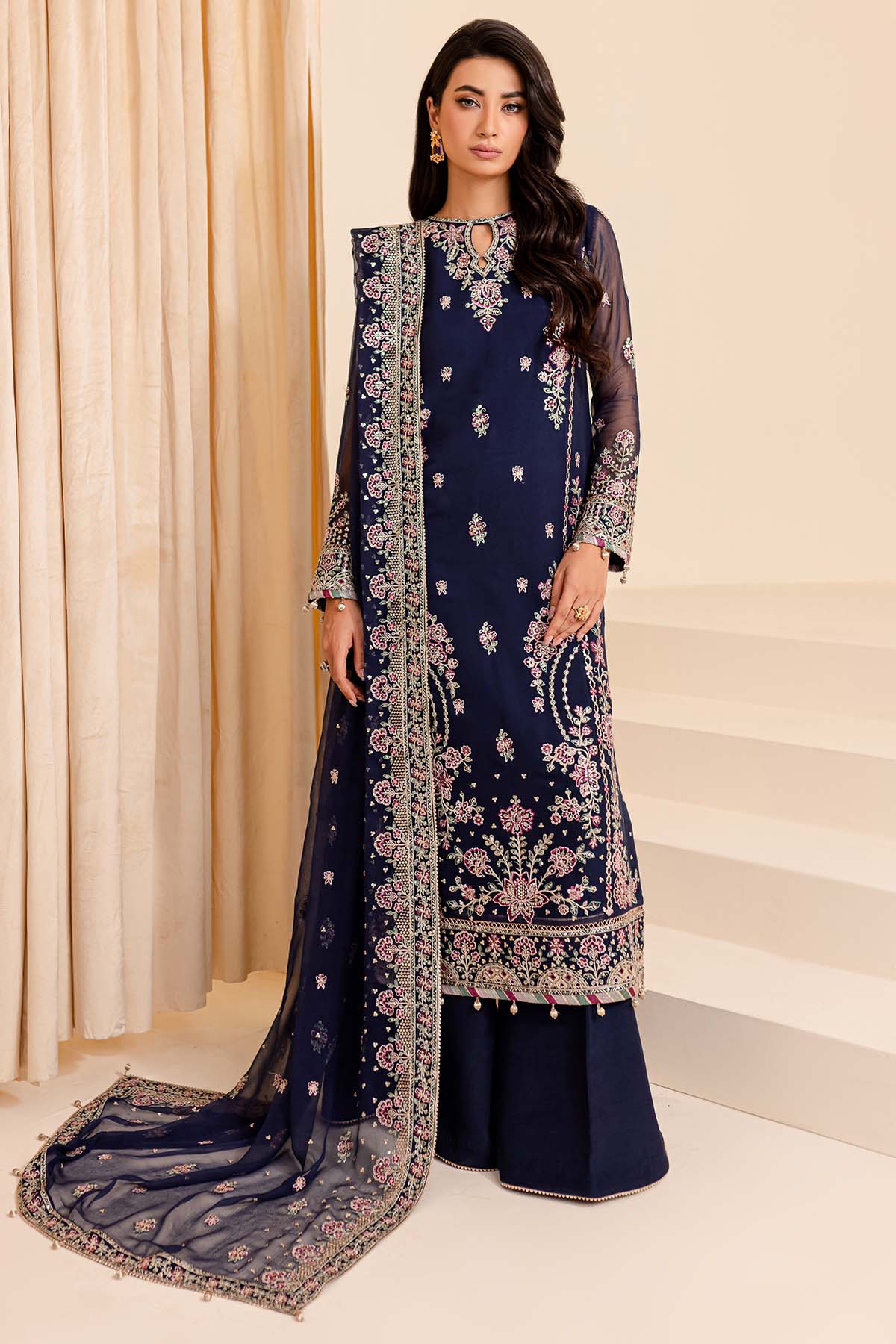 Farasha | Lumiere Formals | NAVY NOIR - Ladies Clothes - Maria Faisal