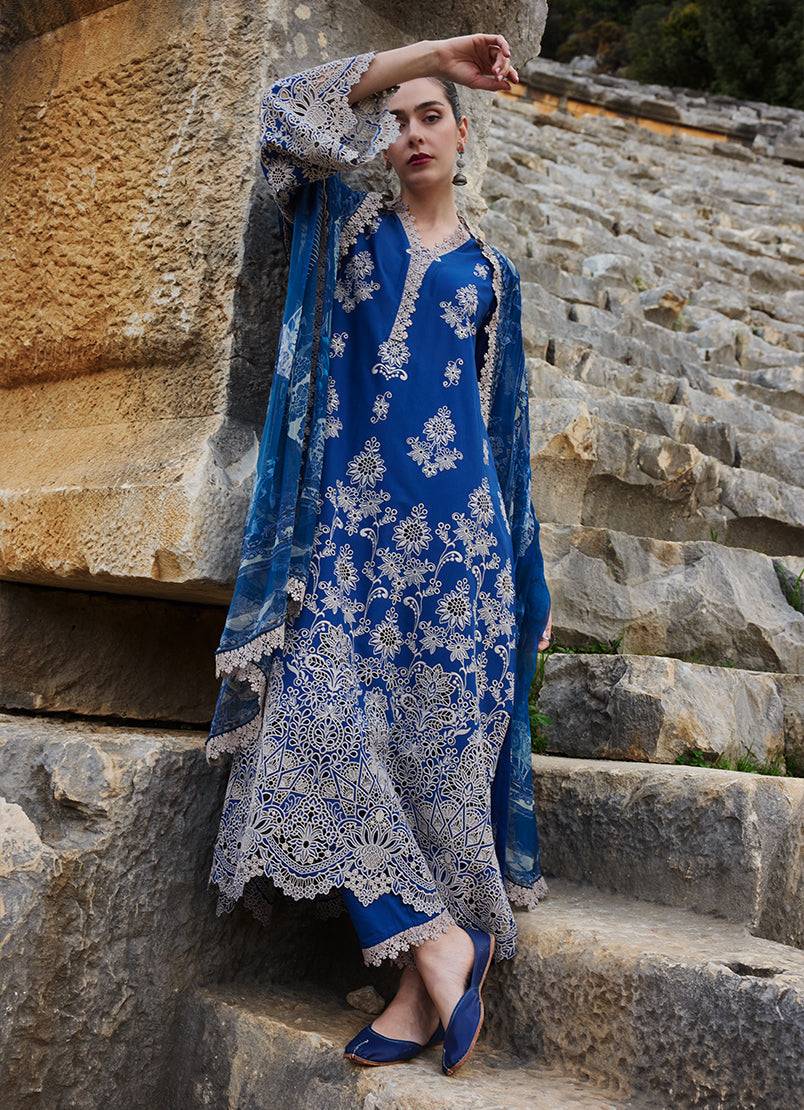 Image | Lawnkari 25 | Qarba by Maria Faisal - Registered Vendor of : Image - type : Ladies Clothes - 100% original wedding dresses