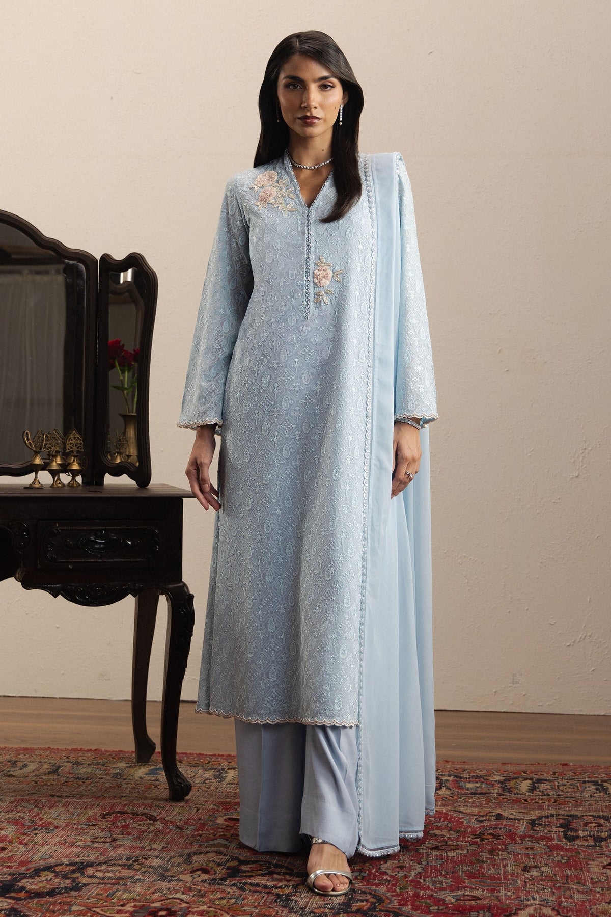 ZaraShahJahan | SS26 | Nayla - Festive Dress - available at Maria Faisal in UK and USA