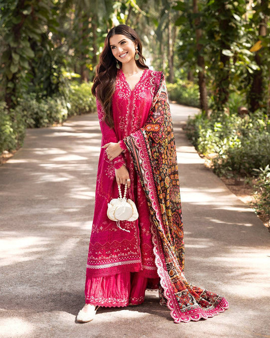 Faiza Saqlain | Zinnia Lawn 25 | Varda by Maria Faisal - Registered Vendor of : Faiza Saqlain - type : Ladies Clothes - 100% original wedding dresses