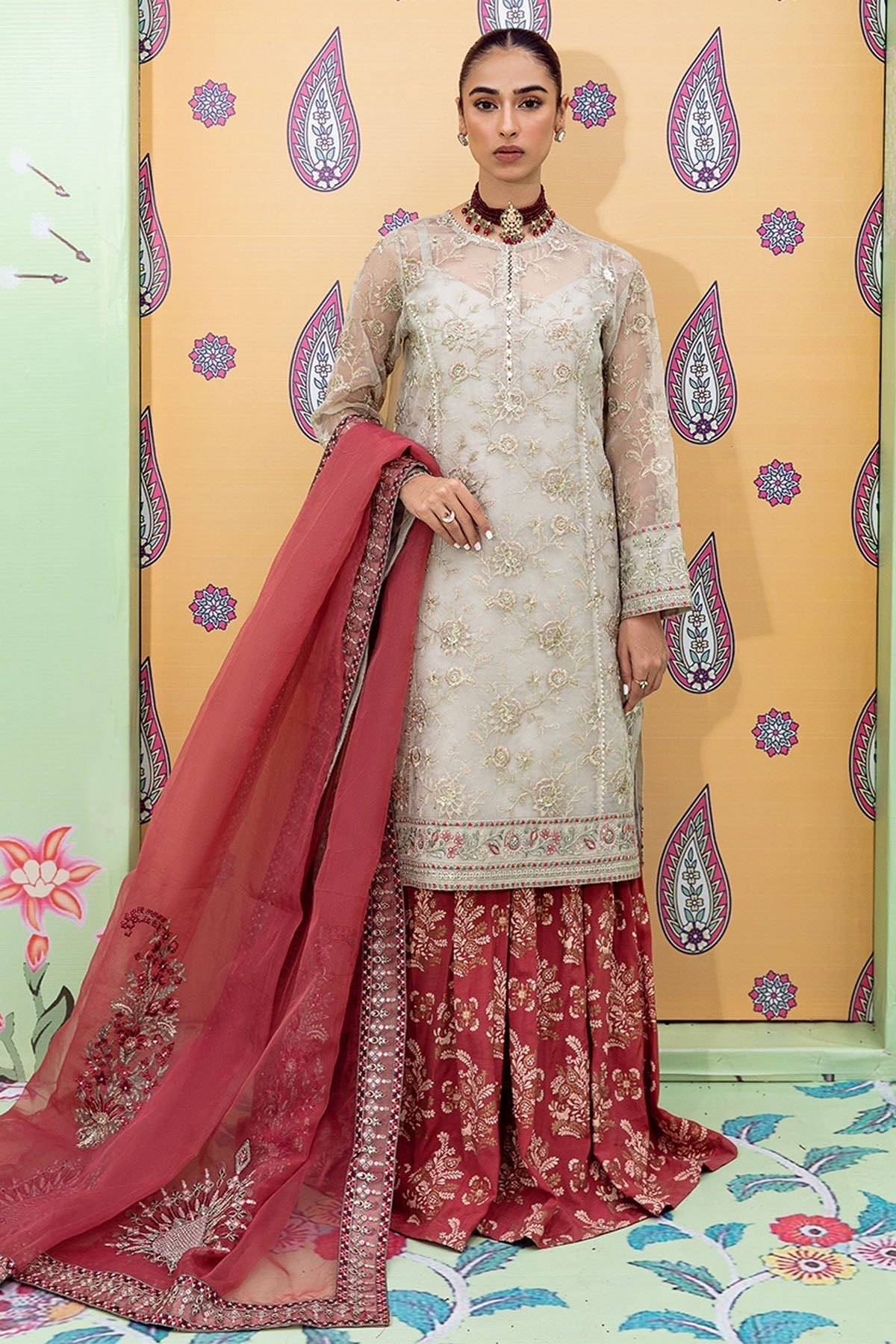 Nureh | Fancy Formals | NP-340 - Wedding Dress - Maria Faisal