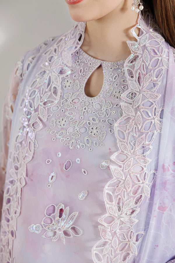 Farasha | Formals 26 | Lilac Enchant - Formal Dress - available at Maria Faisal in UK and USA.