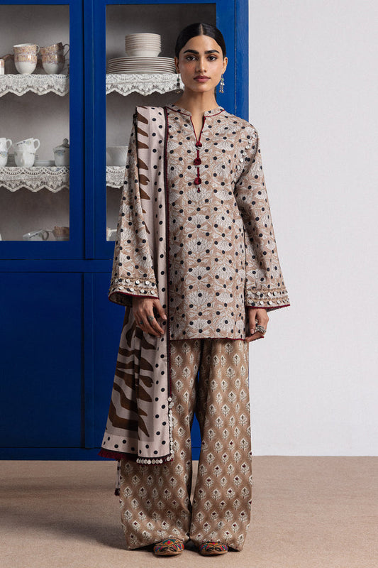 Zara ShahJahan | Coco Prints Winter 26 | Elowen-7B - Luxury Dress - available at Maria Faisal in UK and USA.