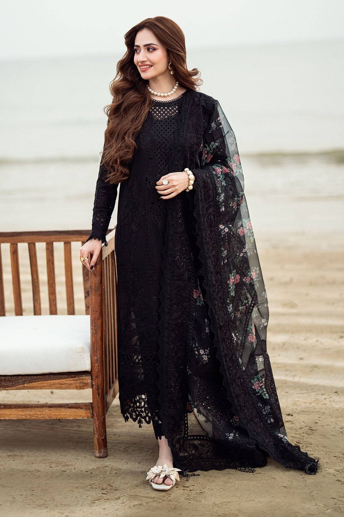 Nureh | Khuwab Luxury Lawn | NE-151 by Maria Faisal - Registered Vendor of : Nureh - type : Ladies Clothes - 100% original wedding dresses