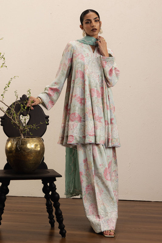 ZaraShahJahan | SS26 | Noor - Festive Dress - available at Maria Faisal in UK and USA