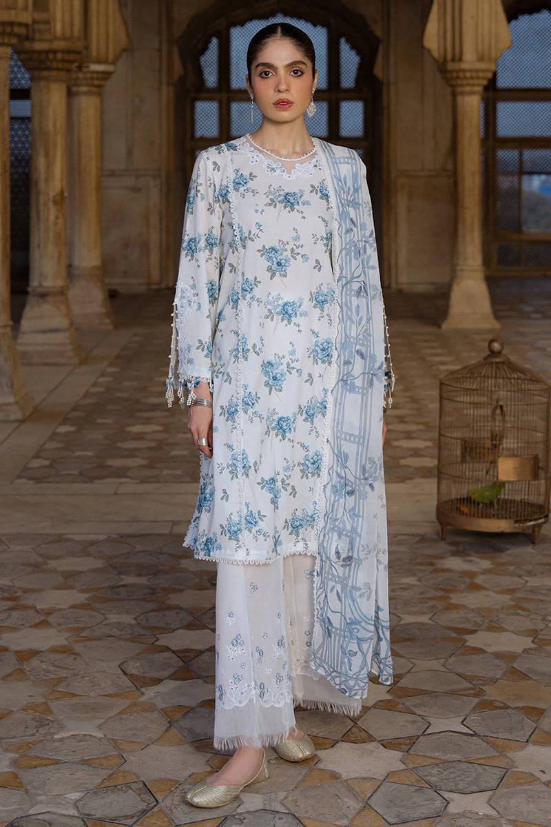 Cross Stitch | Eid Lawn Edit 25 | SUMMER MELODY by Maria Faisal - Registered Vendor of : Cross Stitch - type : Ladies Clothes - 100% original wedding dresses
