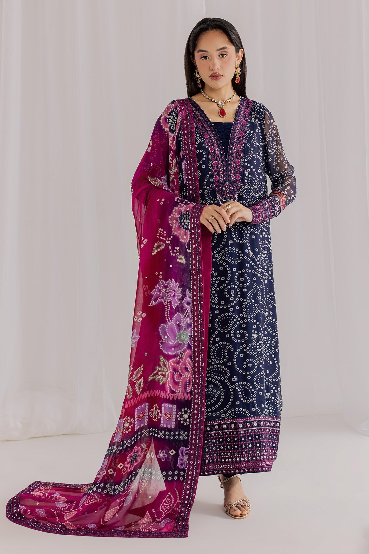 Nureh | Fancy Formal 26 | NP-819 - Formal Dress - available at Maria Faisal in UK and USA.