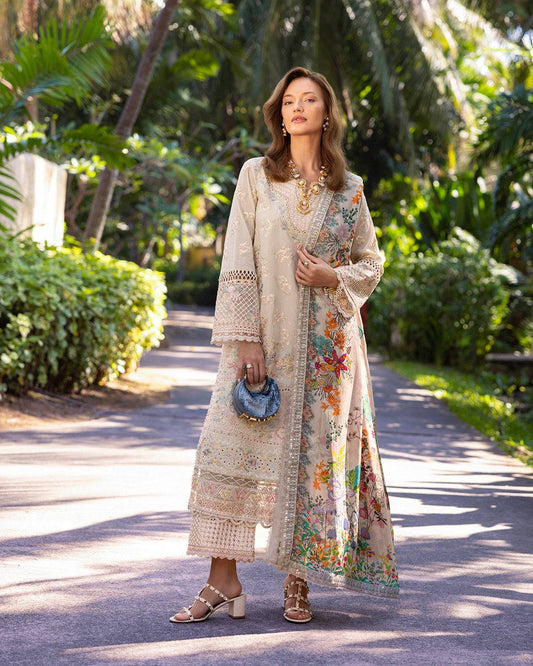 Faiza Saqlain | Zinnia Lawn 25 | Delilah by Maria Faisal - Registered Vendor of : Faiza Saqlain - type : Ladies Clothes - 100% original wedding dresses