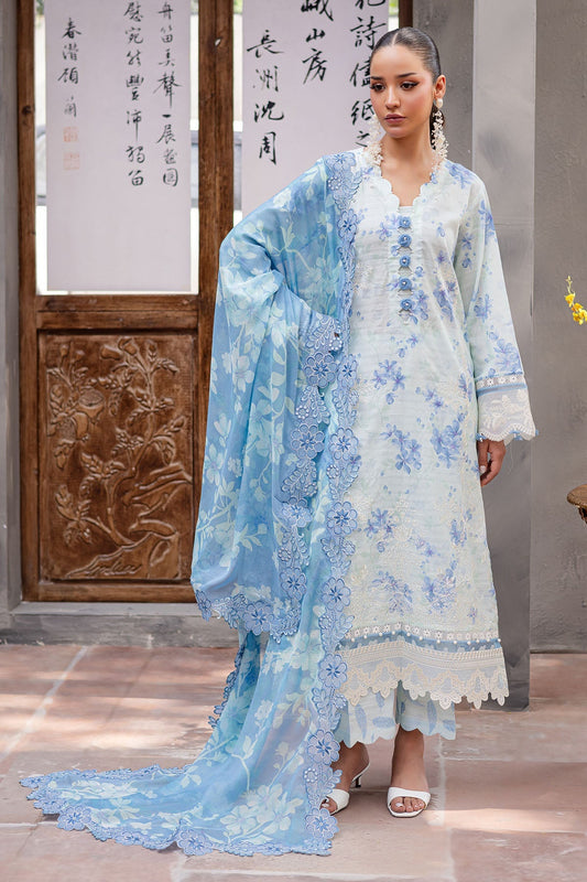 Nureh | Bloom 26 | BL-09 - Dress - available at Maria Faisal in UK and USA.