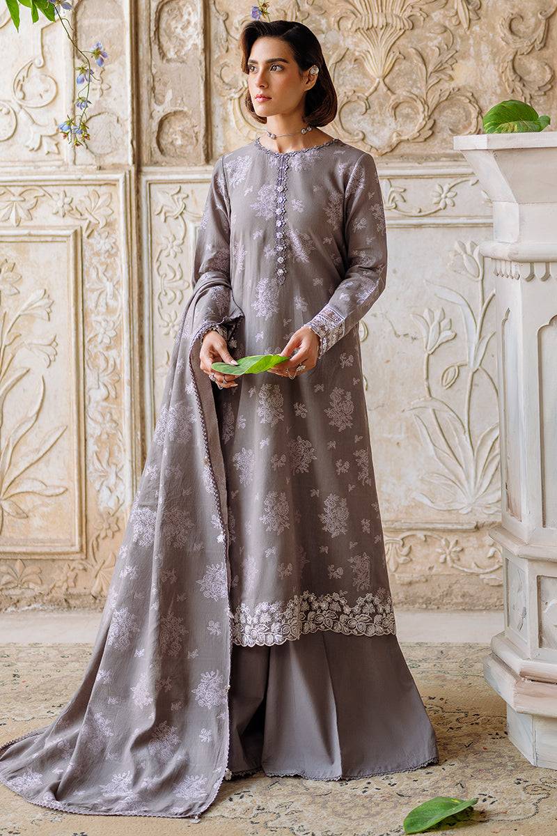 Cross Stitch | Eid Lawn Edit 25 | DESERT TAUPE by Maria Faisal - Registered Vendor of : Cross Stitch - type : Ladies Clothes - 100% original wedding dresses