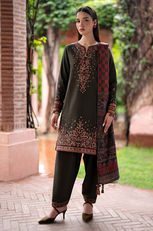 Jazmin | Winter Edition 24 | KHADDAR UW-0058 - Designer Dress with Intricate embroidery and embellishments. Shop elegent wedding dress at Maria Faisal.