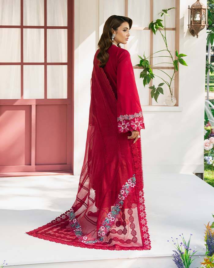 Zevk | Flora Festive Lawn | ZINNIA by Maria Faisal - Registered Vendor of : Zevk - type : Ladies Clothes - 100% original wedding dresses