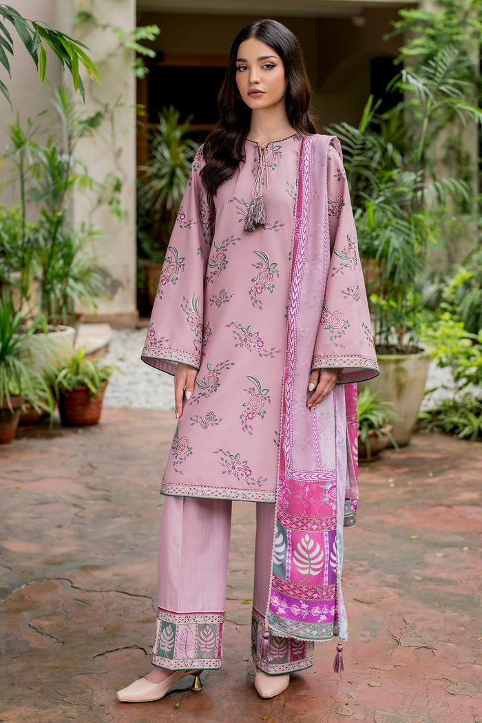 Jazmin | Winter Edition 24 | KHADDAR UW-0054 - Designer Dress with Intricate embroidery and embellishments. Shop elegent wedding dress at Maria Faisal.
