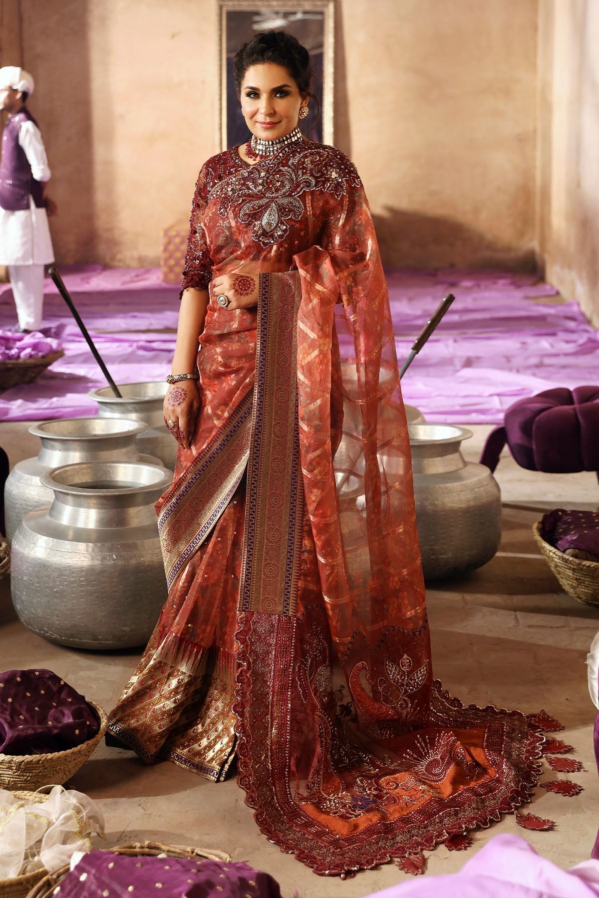 Nureh | Jhoomro Wedding Formals | NL-71 GEHNA - Wedding Dress - Maria Faisal