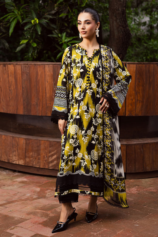 Nureh | Signature Printed Linen | SP-168 - Ladies Clothes - Maria Faisal