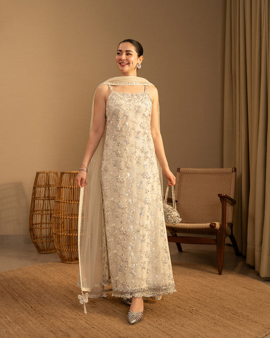 Faiza Saqlain | Reina Luxe | Penina - Formal Dress - available at Maria Faisal in UK and USA.