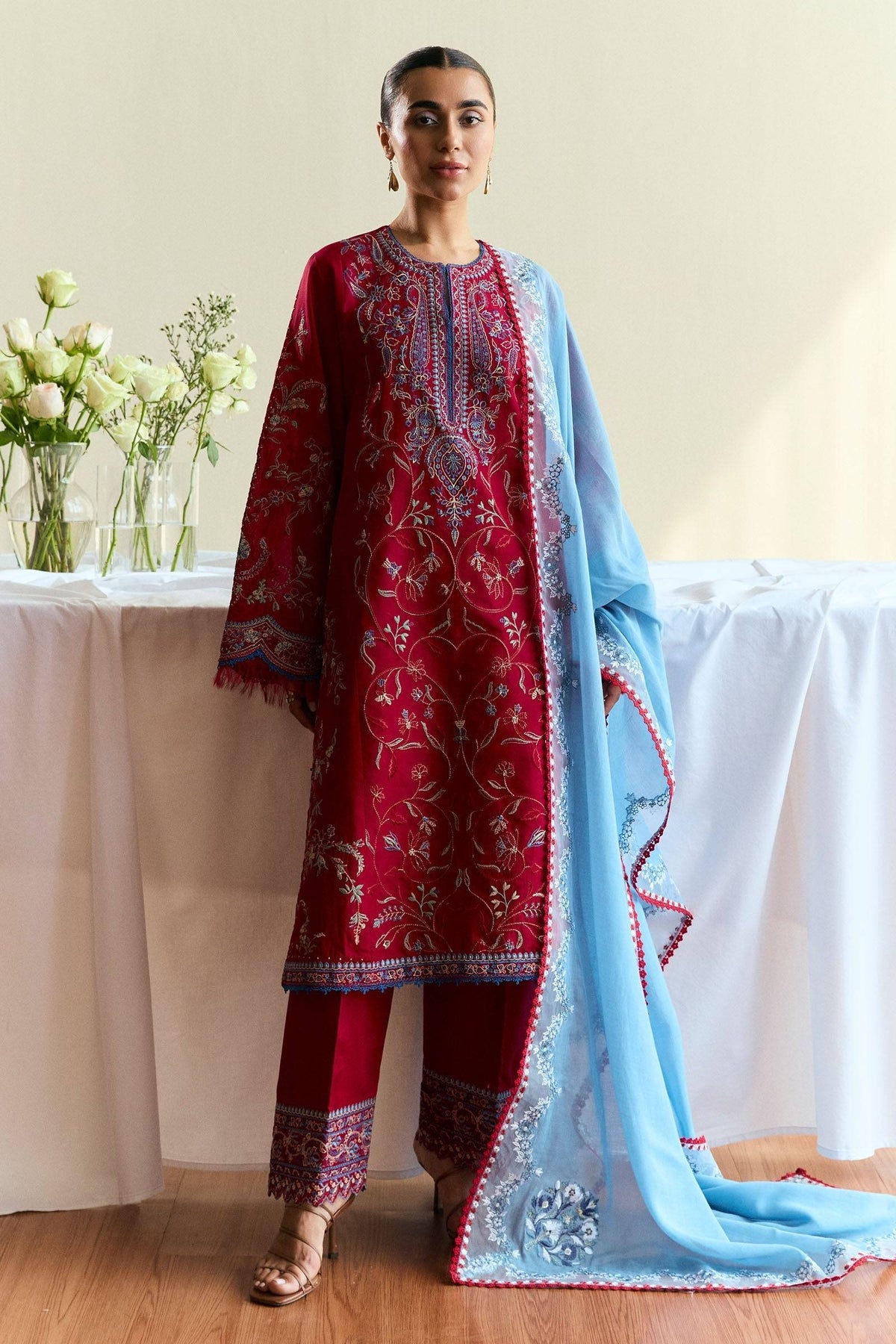 Zara Shahjahan | Coco Eid Edit | Opal-D1 by Maria Faisal - Registered Vendor of : Zara Shahjahan - type : Ladies Clothes - 100% original wedding dresses