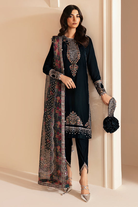 Jazmin | Velvet Edit 24 | VF-2021 - Ladies Clothes - Maria Faisal