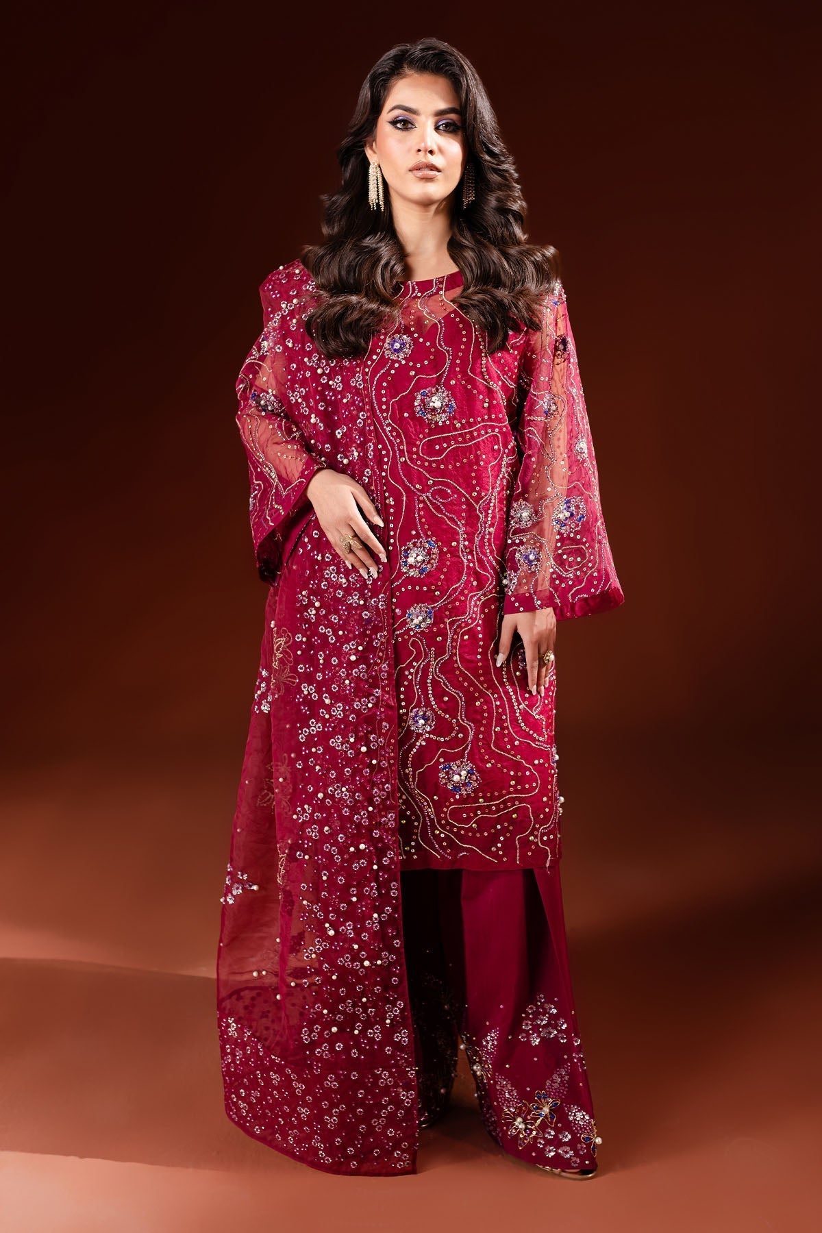 Nureh | Tiny Twinkles | NP-469 - Wedding Dress - Maria Faisal