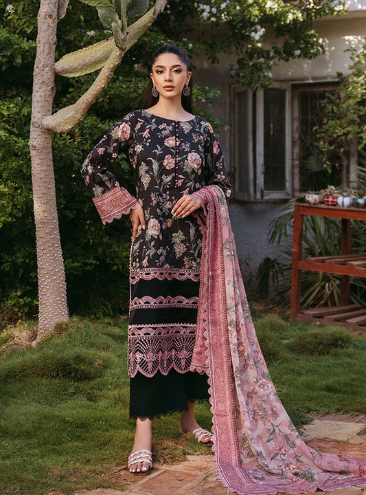 Zainab Chottani | Tahra Lawn 24 | RYMA - D 1A - Designer Dress with Intricate embroidery and embellishments. Shop elegent wedding dress at Maria Faisal.