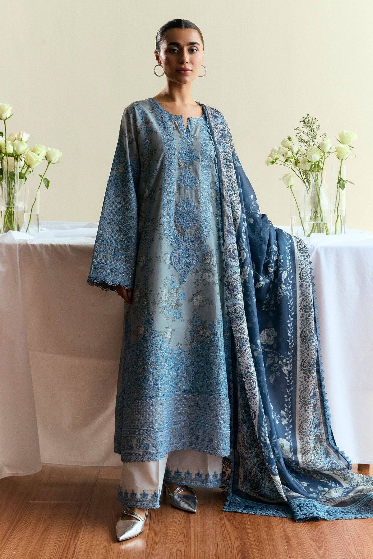 Zara Shahjahan | Coco Eid Edit | Fleuron-D6 by Maria Faisal - Registered Vendor of : Zara Shahjahan - type : Ladies Clothes - 100% original wedding dresses