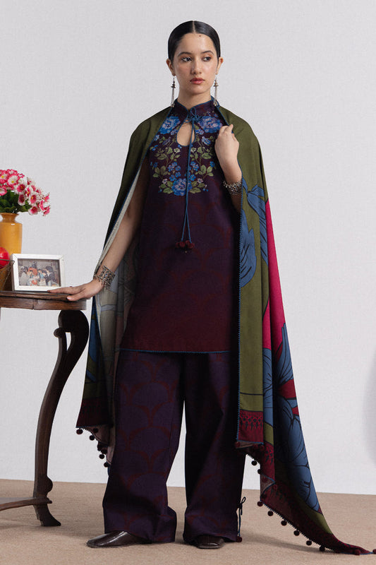 Zara ShahJahan | Coco Prints Winter 26 | Mira-1B - Luxury Dress - available at Maria Faisal in UK and USA.
