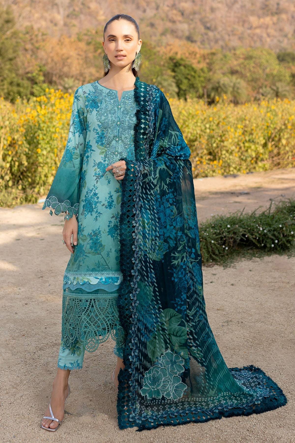 Nureh | Bloom 25 | BL-06 by Maria Faisal - Registered Vendor of : Nureh - type : Ladies Clothes - 100% original wedding dresses