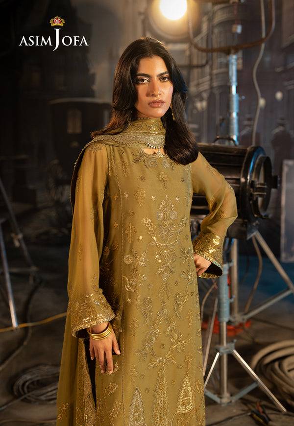 Asim Jofa | Festive Collection 25 | AJLF-15 by Maria Faisal - Registered Vendor of : Asim Jofa - type : Ladies Clothes - 100% original wedding dresses