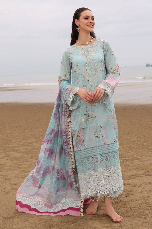 Nureh | Gardenia Embroidered Lawn 25 | NSG-173 by Maria Faisal - Registered Vendor of : Nureh - type : Ladies Clothes - 100% original wedding dresses