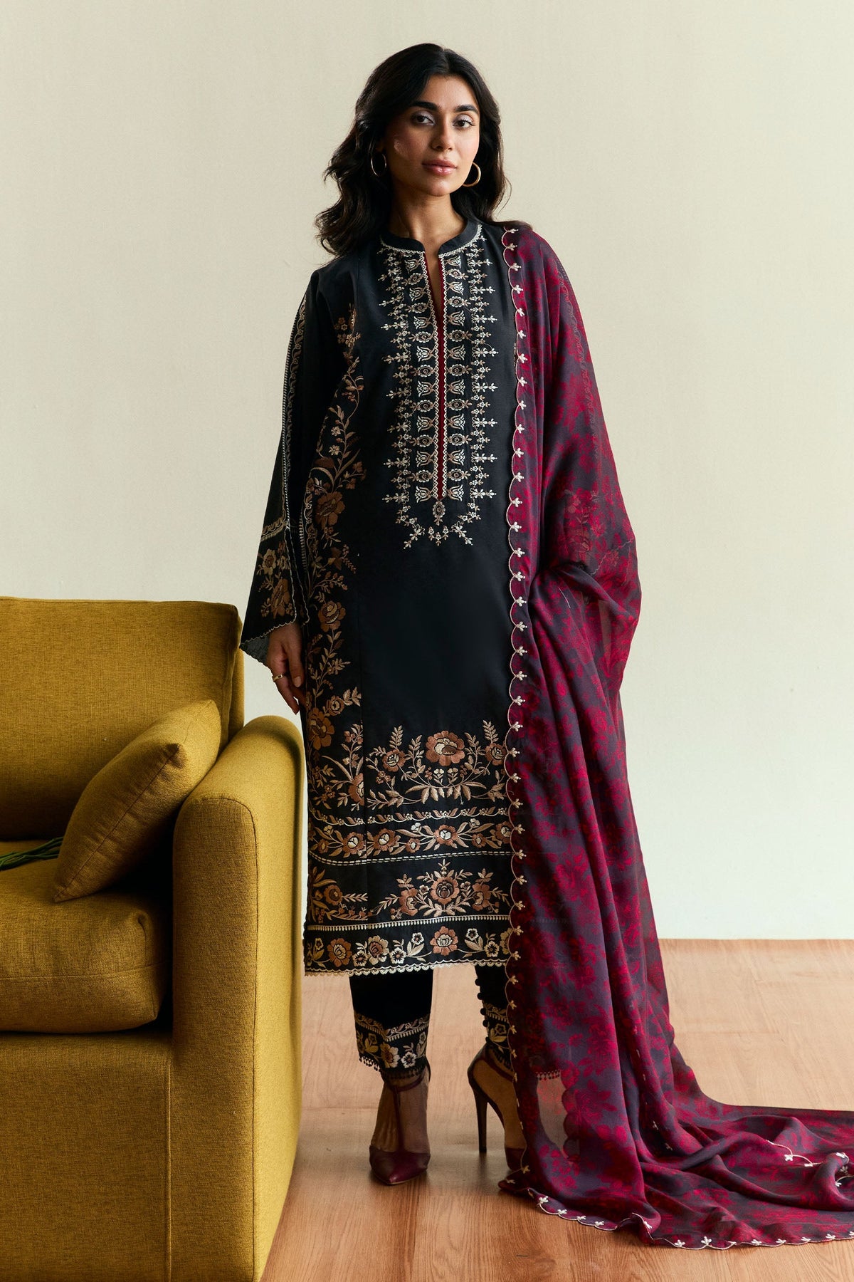 Zara Shahjahan | Coco Eid Edit | Velour-D2 by Maria Faisal - Registered Vendor of : Zara Shahjahan - type : Ladies Clothes - 100% original wedding dresses