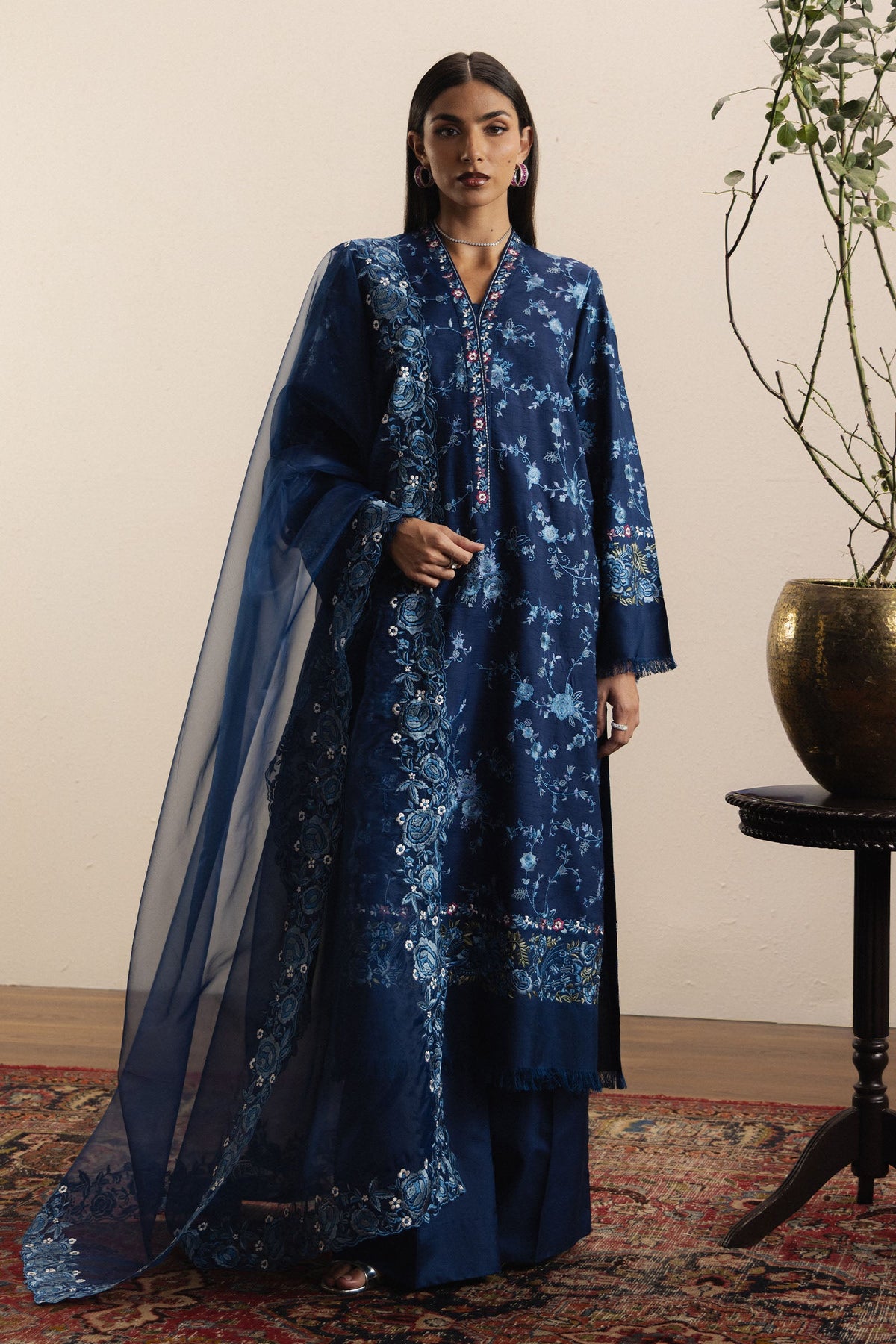 ZaraShahJahan | SS26 | Neelzar - Festive Dress - available at Maria Faisal in UK and USA