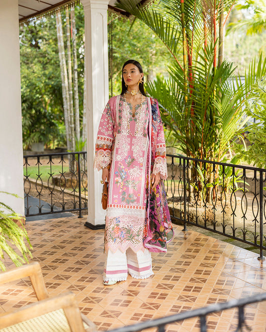 Esmel | Mon Tresor Luxe Lawn 26 |Carpe Diem - Luxury Dress - available at Maria Faisal in UK and USA.