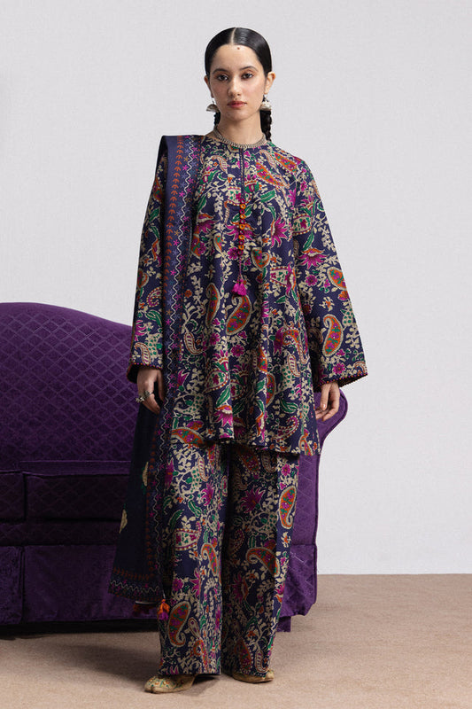 Zara ShahJahan | Coco Prints Winter 26 | Sofia-6A - Luxury Dress - available at Maria Faisal in UK and USA.