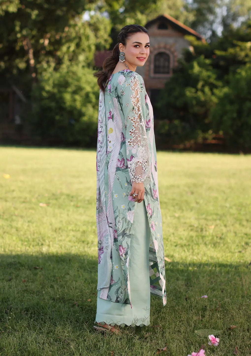 Elaf Premium | Prints Chikankari 24 | 05B CELESTIAL - Waniyas