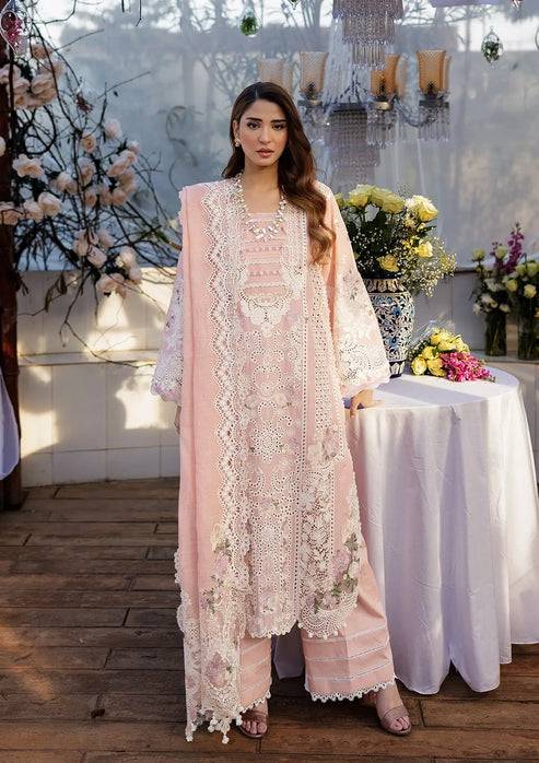 Kahf Premium | Luxury Lawn 25 | KLR-2A Olivia by Maria Faisal - Registered Vendor of : Kahf Premium - type : Ladies Clothes - 100% original wedding dresses