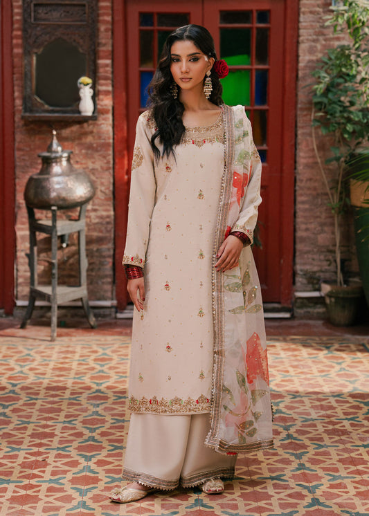 Haseens | Dastakh Pret | Sarapa - Dress - available at Maria Faisal in UK and USA.