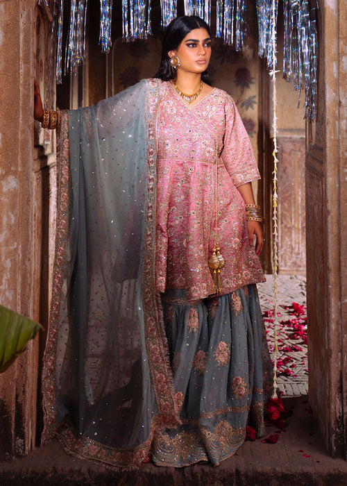 Haseens | Darbar Formals | Gulbarg - Dress - available at Maria Faisal in UK and USA.