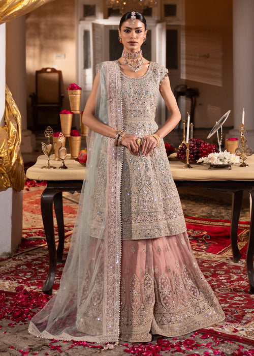 Haseens | Al Noor Formals | Anamta - Dress - available at Maria Faisal in UK and USA.