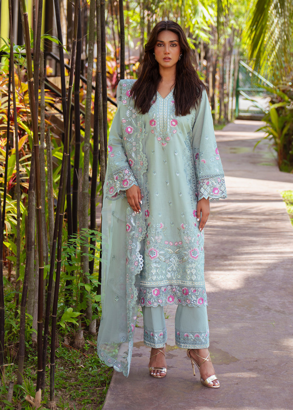 Haseens | Raha Pret | Almas - Luxury Dress - available at Maria Faisal in UK and USA.